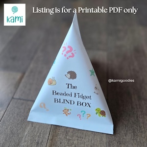 Designad för WillowAndWildCA The Beaded Fidgets - Printklar BLIND ASK-paket