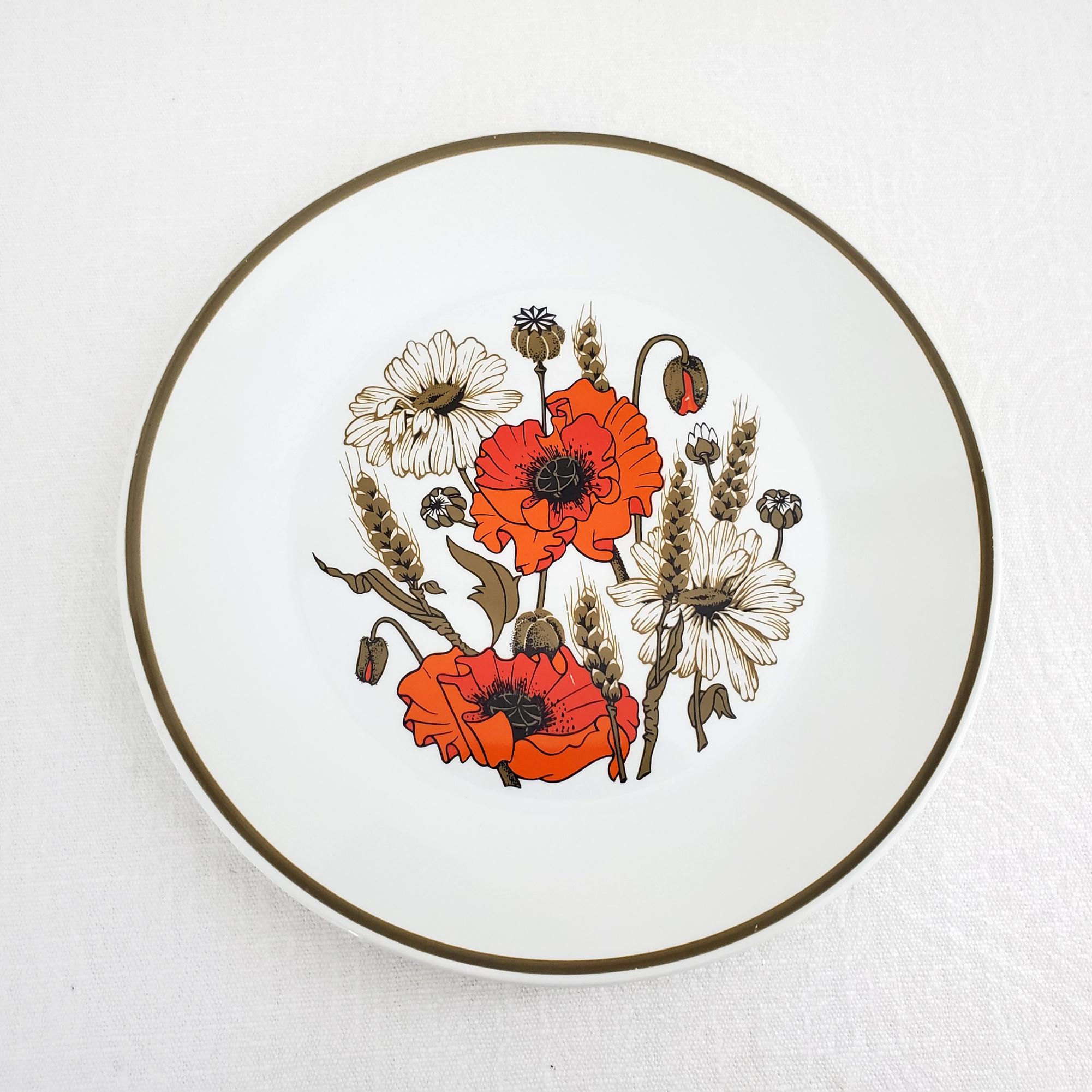イギリスブロカント　J&G MEAKIN ディナープレート J and G Meakin Sol - Etsy Canada