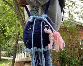 JellyFish Drawstring Bag Pattern