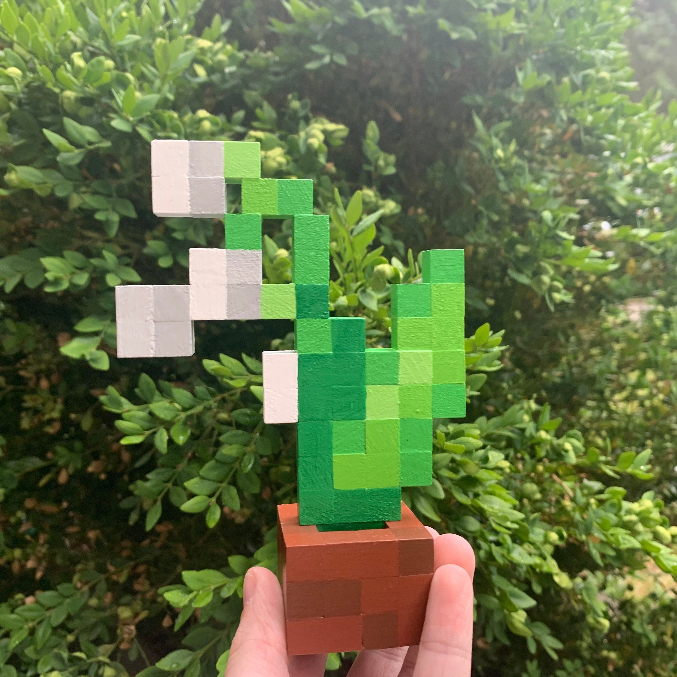 Minecraft Lily of the Valley in Flower Pot Etsy