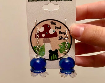 Pendientes de medusa lunar