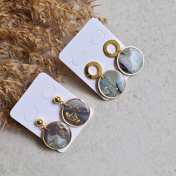 Earrings - Polymerclay - handmade earrings - bohostyle- jewerly -minimal jewelry- dangle earrings