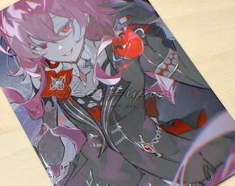 Honkai Star Rail: Evernight / March 7th - 4x6" UV + Holo Shiny Print