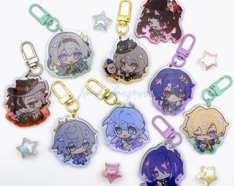 Honkai Star Rail - 2" Glitter Acrylic Charms (Penacony)