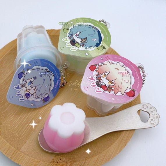 Star Rail - Squishy Pudding Charms - Amphoreus (Phainon, Mydei, Anaxa)