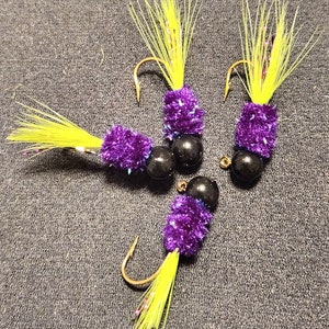 Handmade Crappie Jigs Jungle Fever (multiple sizes available)