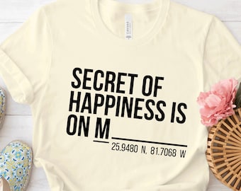 Marco Island Happiness, Summertime Shirt, Secret of happiness,