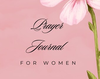 Diario de oración personalizado para mujeres: Autocuidado espiritual (descargable)