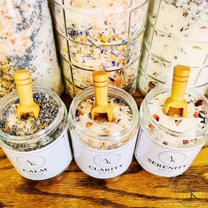 Relaxing Bath Salts | Organic Botanical Apothecary Spa Gift | Luxury Bath Salt Gift | Bath Ritual  All Natural | Best Selling Bath Salt