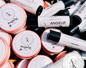 Angelip® Lip Balm | Organic Lip Balm | Beeswax Lip Balm | No Preservatives Lip Care | Organic Lip Care | Angel Lip Care | Scent Free