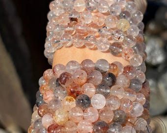 Herkimer Diamond Bracelet | One Bracelet | Rare | 8mm 7.5" Stretch | Handmade Jewelry