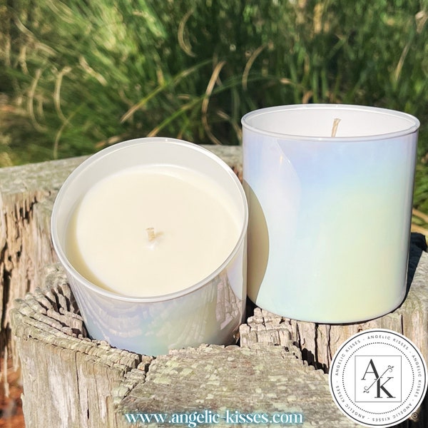 Summertime Candle | Clean Candle | Coco Soy Wax | Hand Poured Candle | Luxury Candle Gift | Iridescent Candle | Vegan Candle | Angelic Gift