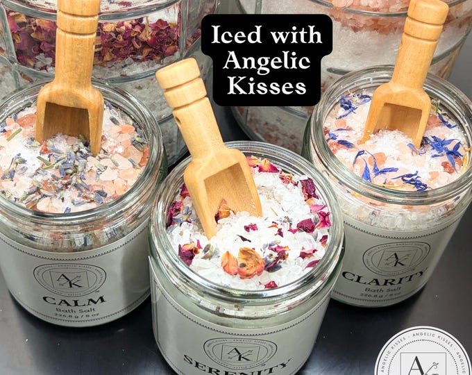 Relaxing Bath Salts | Organic Botanical Apothecary Spa Gift | Luxury Bath Salt Gift | Bath Ritual  All Natural | Best Selling Bath Salt