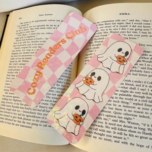 Cute Halloween bookmarks, Halloween bookmarks, Halloween bookmark set, ghost bookmark, cozy bookmark, cozy readers, reading accessories