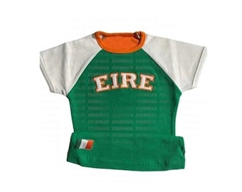 Ireland Women’s Baby Crop Tee Stretch crop top baby t shirt 90s football cropped t-shirt y2k
