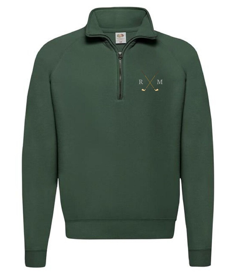 Golf Personalized Quarter Zip Pullover Sweatshirt Personalized Golf Gift Golf Sweatshirt Golf