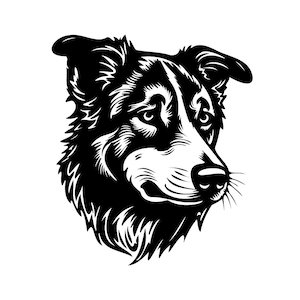 Loyal Dog Instant Downloads in SVG, PNG, EPS, ai, and jpg digital download