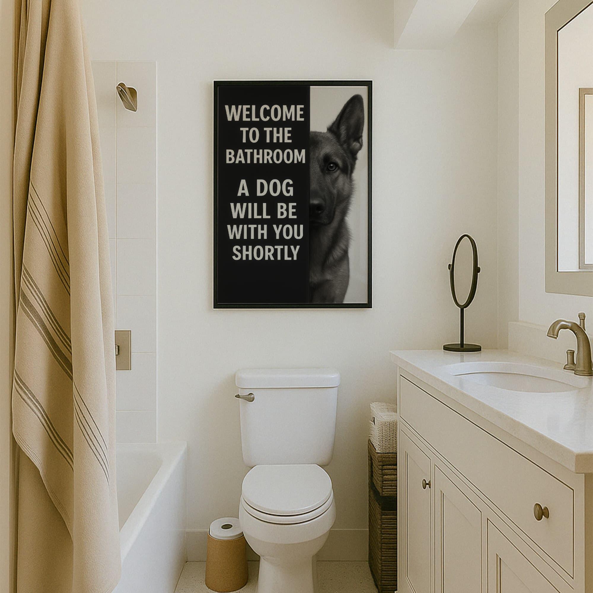 Divertente cartello da bagno con bassotto e scritta Wash your Paws, decorazione per il bagno, regalo per gli amanti dei cani, regalo di inaugurazione della casa, 30,5 x 40,6 cm