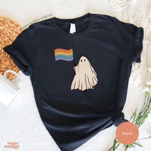 pride ghost shirt pride parade tshirt pride ally shirt lgbtq proud month love is love equality shirt lgbtq gift protect trans kids