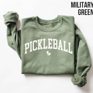 Pickleball Varsity Sweatshirt – Unisex Pickleball Shirt, Sports Tee
