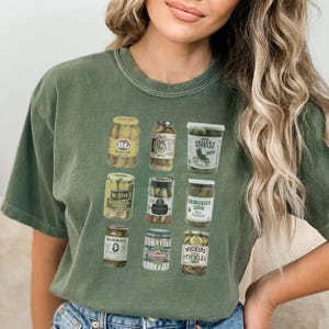 Vintage Canned Pickles shirt | Canning Season Shirt | Pickle Jar Shirt | Pickle Lovers Shirt | comfort colors shirt | Homemade Pickles Shirt