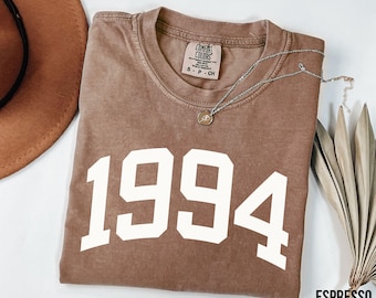 Birth Year Shirt - Comfort Colors Vintage Birthday Graphic Gift Tee