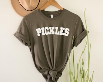 Retro Pickle Jar Shirt – Pickle Lover Graphic T-Shirt, Funny Tee, Novelty Gift
