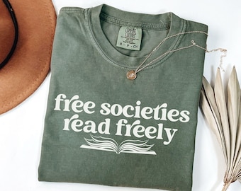 Banned Books Shirt - Read Books Protect Libraries Librarians Anti Censorship Graphic Tee