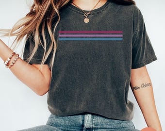 Bisexual Shirt – Subtle Bi Pride LGBT Queer Comfort Colors Graphic Tee