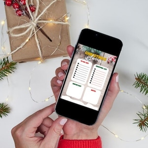 Christmas Planner| Digital Christmas Planner| Digital Holidays Planner|Holiday Planning| Digital Christmas Planner | Digital Xmas Planner