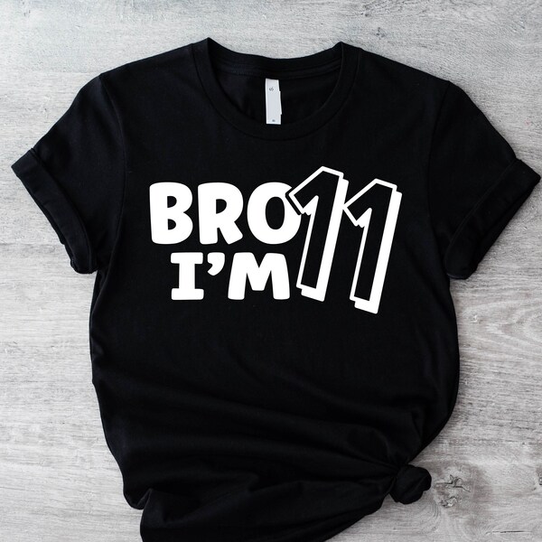 Custom 11th Birthday Childhood T-shirt, in My Eleven Year Old Era Tee