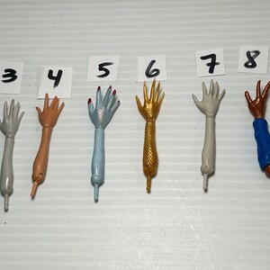 Monster High G1 Replacement Arms for OOAK Artists - Right side