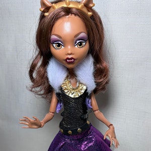 Monster High Doll Clawdeen Ghouls Alive - Original Collectible Doll, Monster High clothes and Accessories, Interactive doll, One of a kind