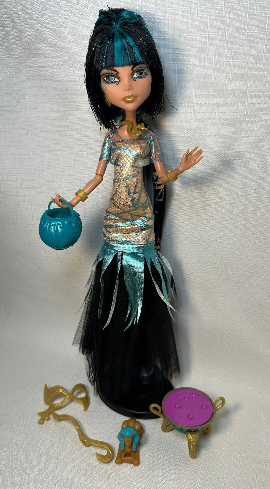 Original Mattel Monster High Doll Cleo De Nile Ghouls Rule Limited Edition Monster High Clothes and Accessories Collectible Dolls G1 Etsy