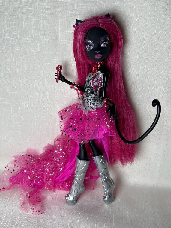 Poupee Monster High Catty Noir 13 Wishes Authentique poupee Mattel de collection Vetements et accessoires Monster High Edition limitee OOAK Etsy France