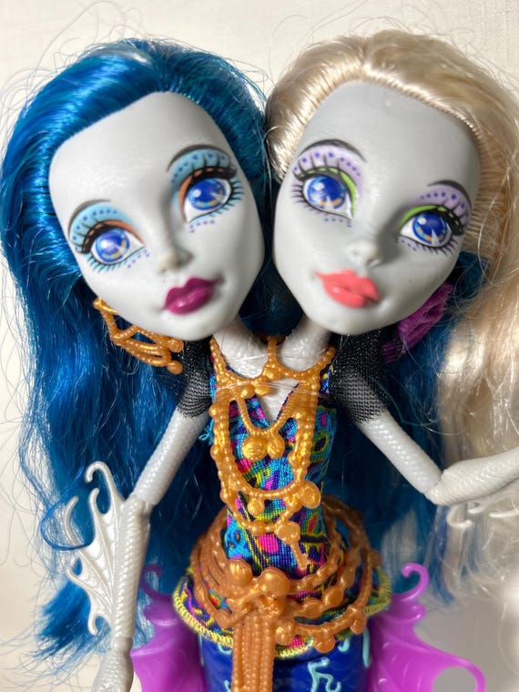 Monster High Great Scarier Reef Peri and Pearl Authentic Mattel Collectible Dolls limited edition Monster High Clothes and Accessories Etsy UK