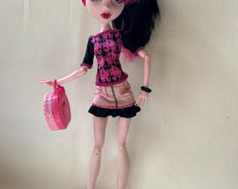 Monster High Doll Draculaura Scaris , authenti collectible doll, Monster High clothes and accessories -limited edition- One Of A Kind - OOAK