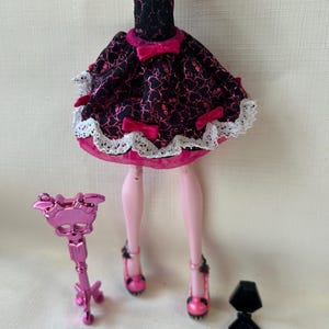 Draculaura Sweet 1600 shoes, Monster High shoes, Authentic Mattel Monster High Clothes and Accessories, Limited Edition, collectible MH