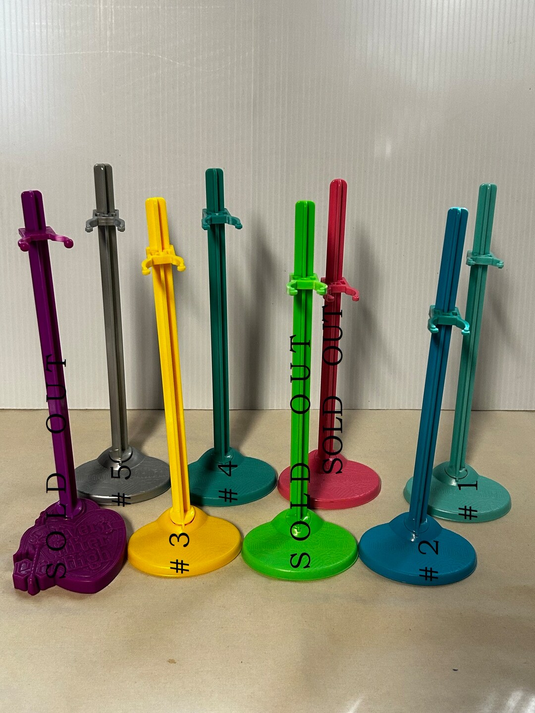 Original Monster High Doll Stands W/base and Backdrops Color Etsy