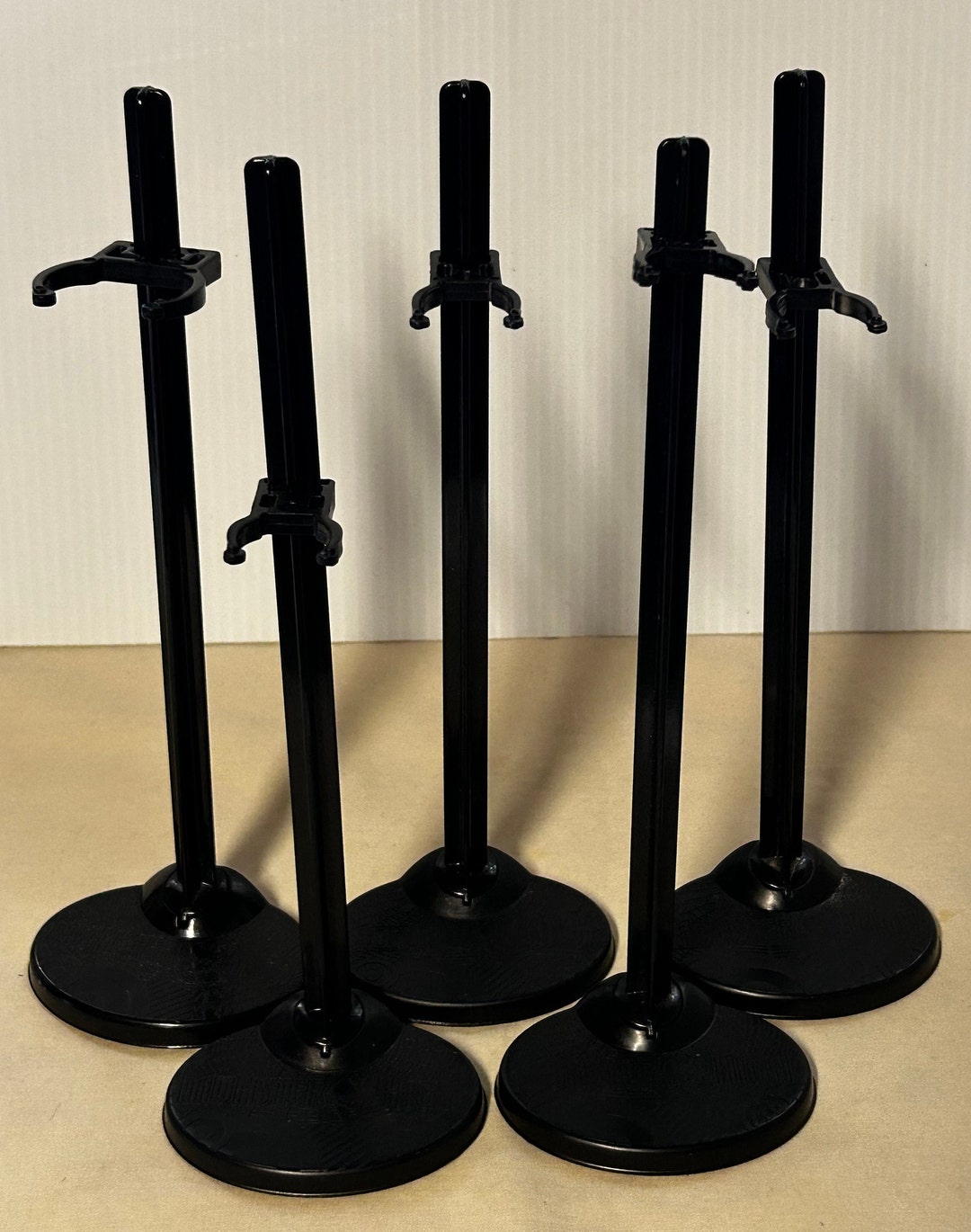 Original Monster High Doll Stands W/base and Backdrops Black Etsy