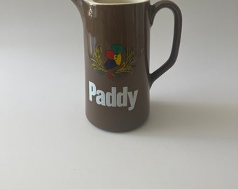 Classic Paddy Old Irish Whiskey Jug 6.5” Tall and in Mint condition England