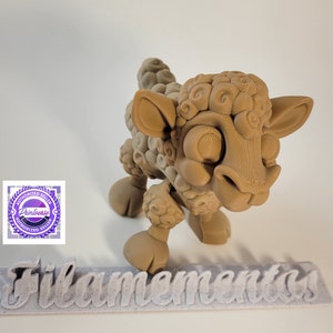 Articulated Lamb: Small - 3D Printed Toy