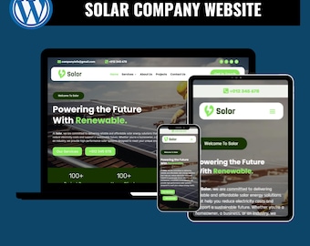 Solar WordPress Theme – Divi Website Template for PV Installation & Renewable Energy Companies