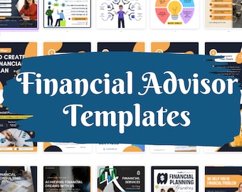 Finance Advisor Social Media Templates – 40 Canva Posts for Advisors, Planners & Wealth Management Services