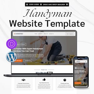 Handyman Website Template – Divi WordPress Theme for Repair, Maintenance & Home Services