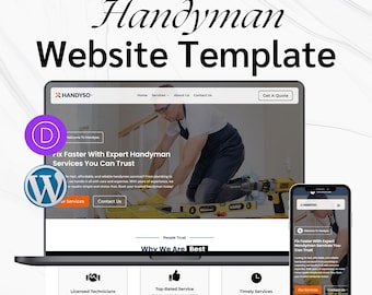 Handyman Website Template – Divi WordPress Theme for Repair, Maintenance & Home Services