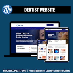 Dentist Website Template – WordPress Divi Theme for Dental Clinic & Orthodontist (Digital Download)