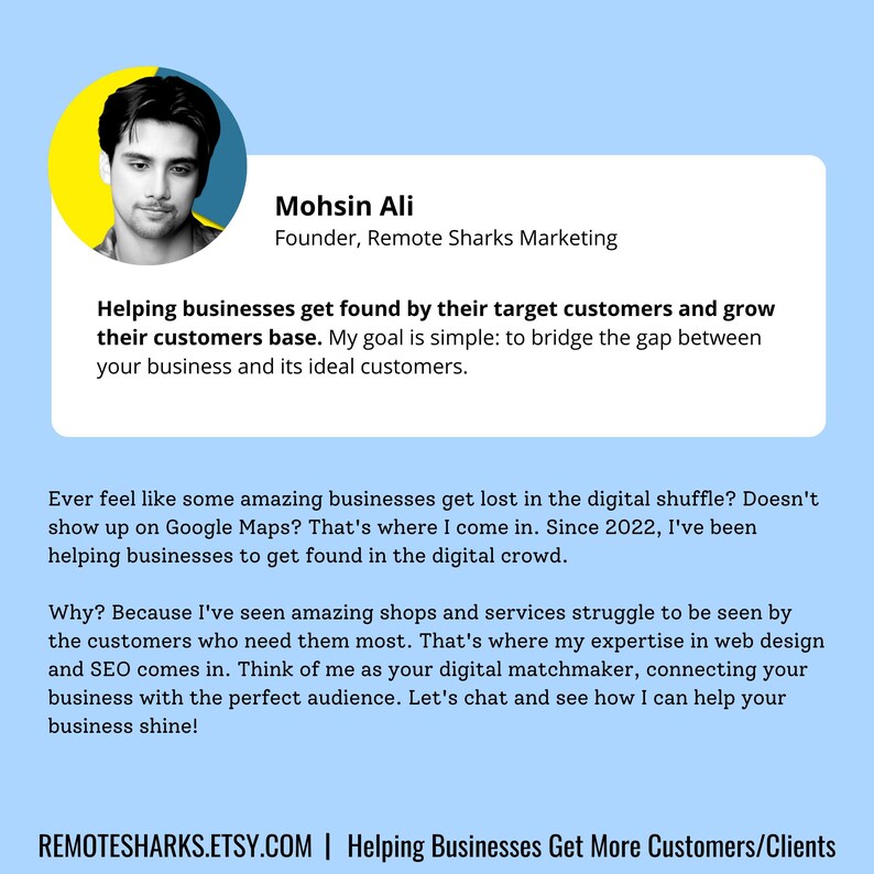 Mohsin Ali - Website Designer