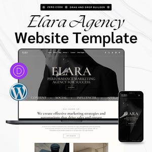 Coach Website Template - Divi WordPress Theme for Creative Agencies, Coaches & Service-Based Businesses