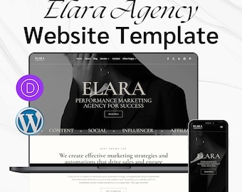 Coach Website Template - Divi WordPress Theme for Creative Agencies, Coaches & Service-Based Businesses